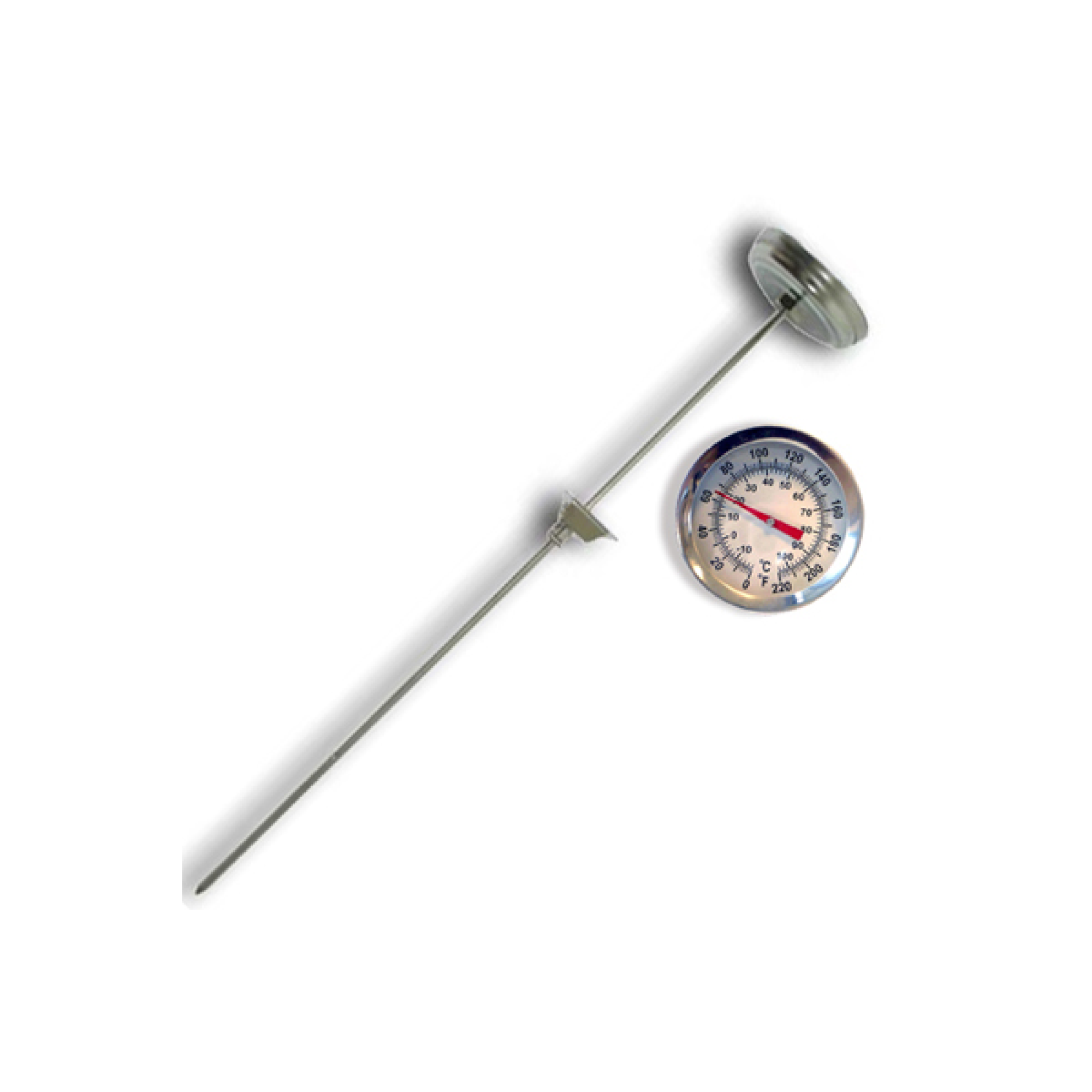 20251211-150330-termometro-acciaio TERMOMETRO IN ACCIAIO ANALOGICO CON SONDA LUNGA ALLA FRANCE - immagine 1